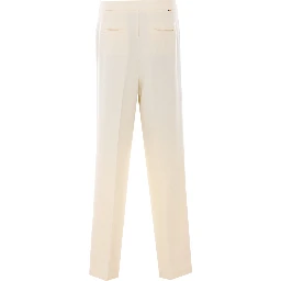 Twin-set Trousers Nacre