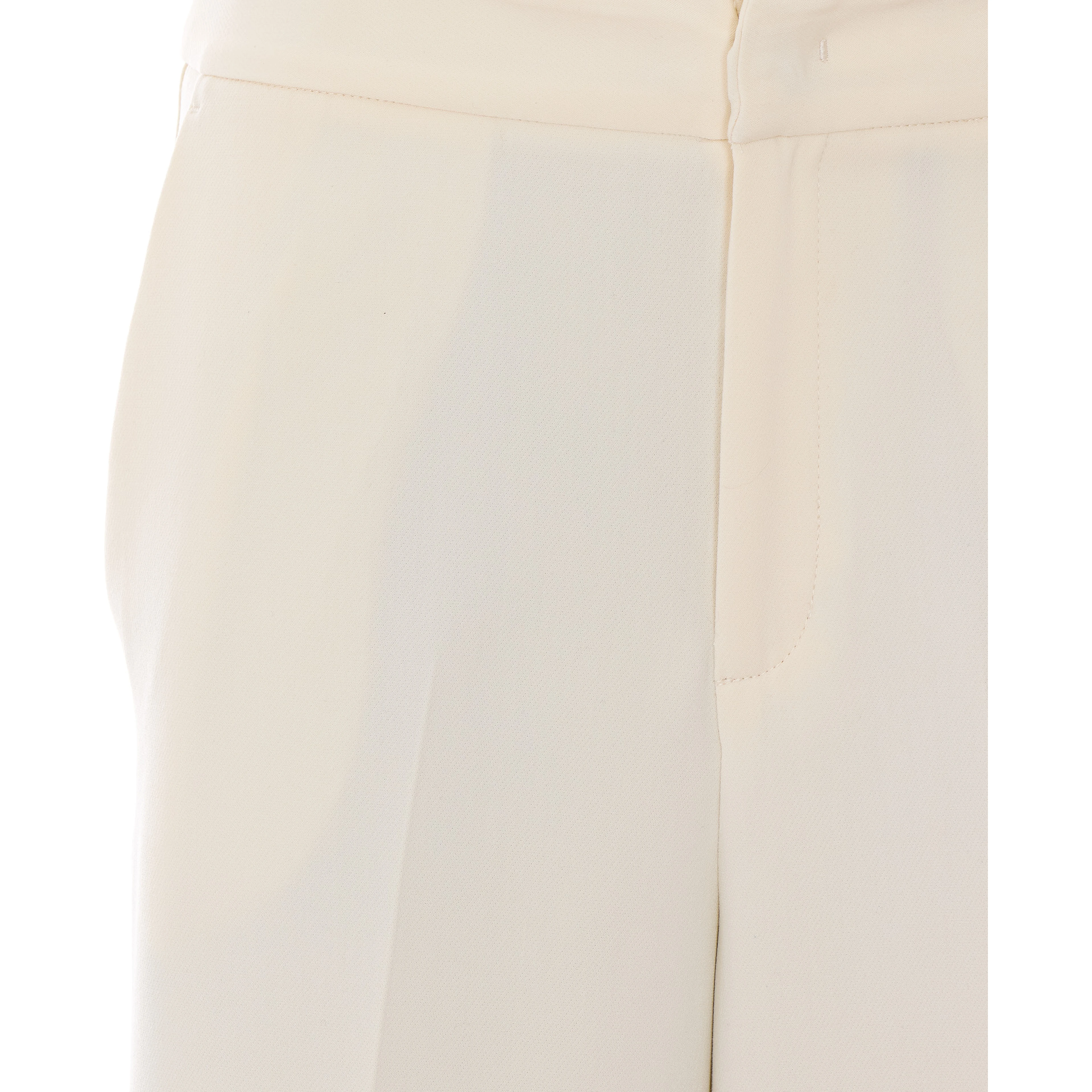 Twin-set Trousers Nacre