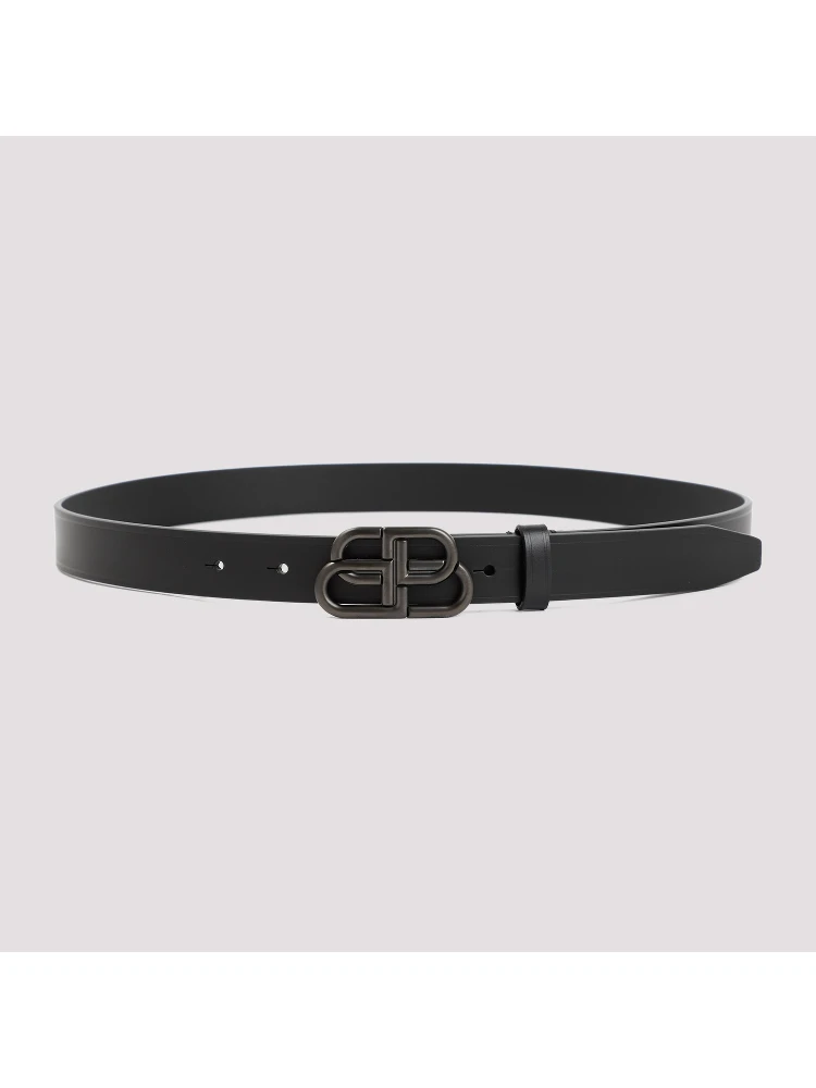 Balenciaga Leather BB Belt