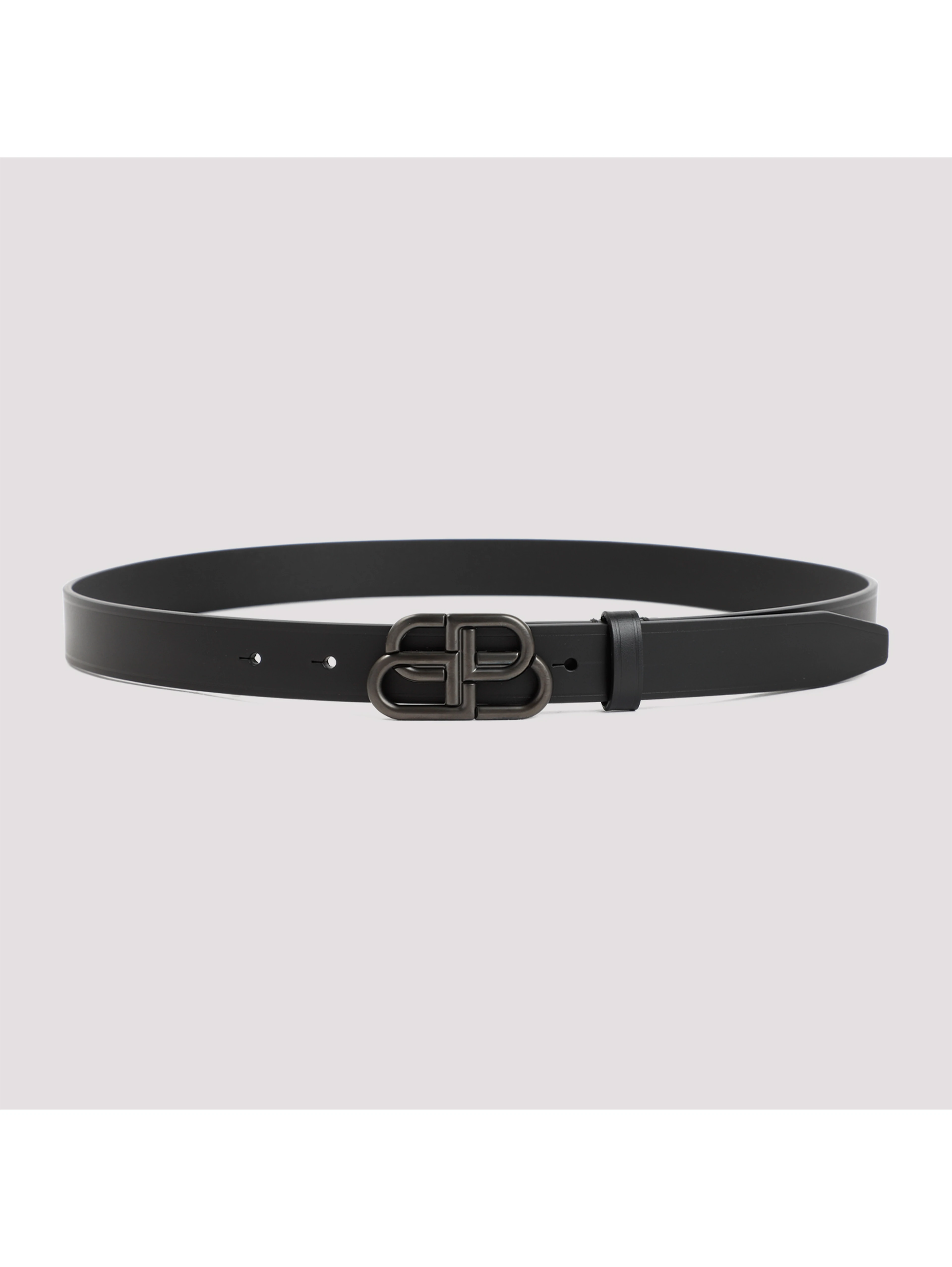 Balenciaga Leather BB Belt