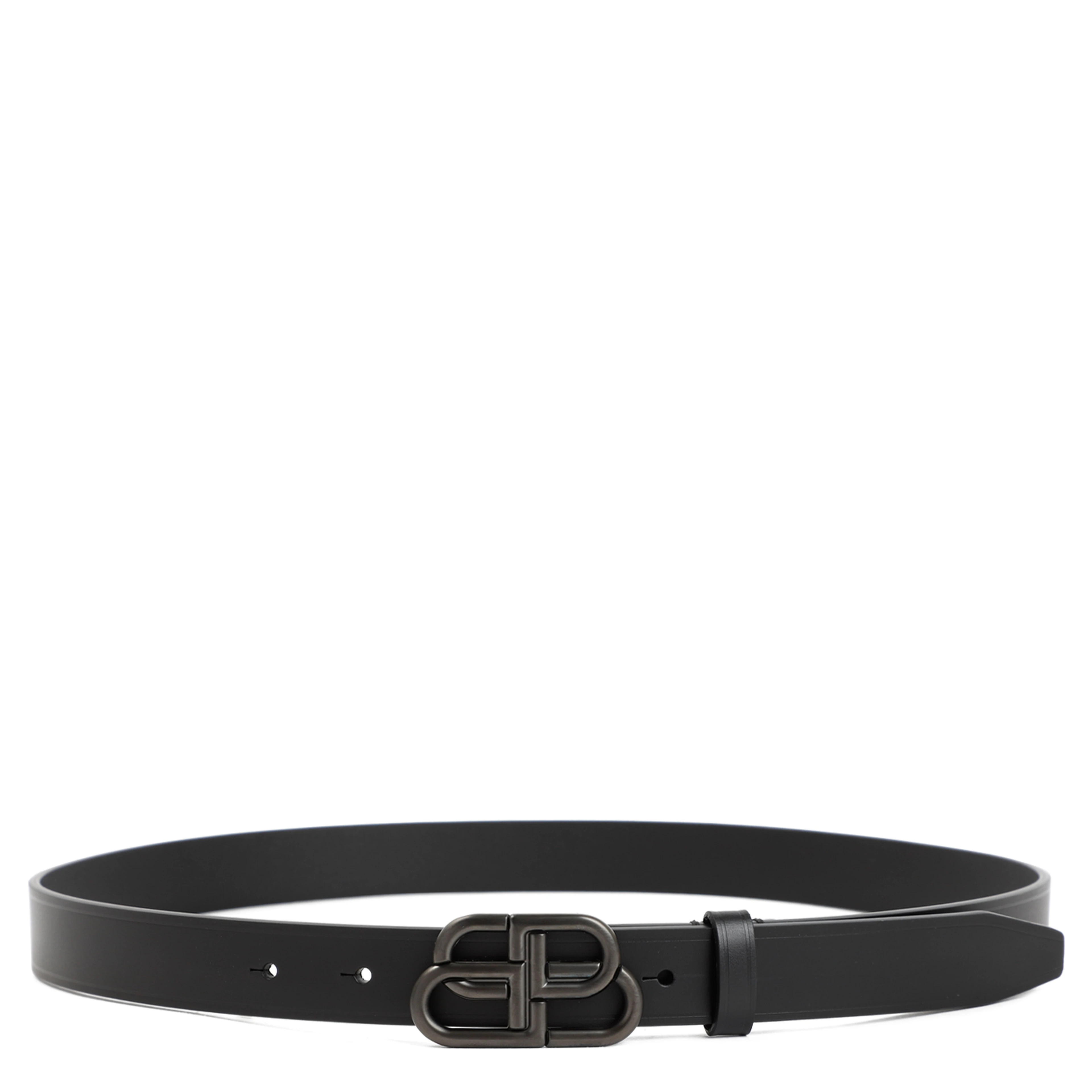 Balenciaga Leather BB Belt