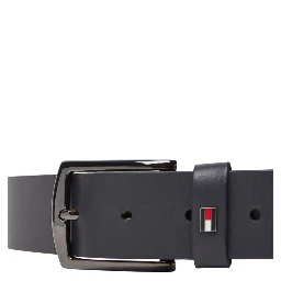 Blue Leather Regular Belt