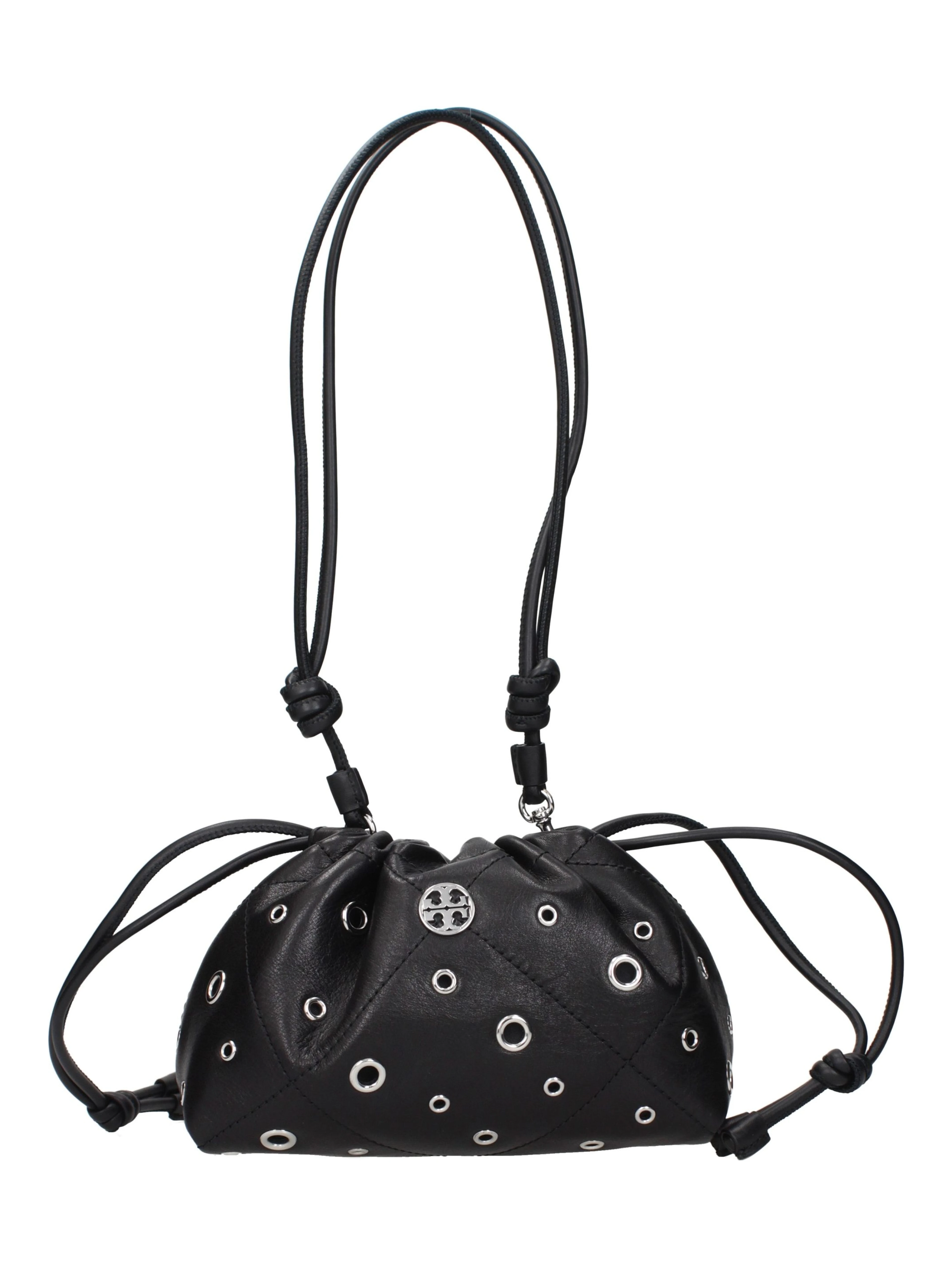 Black Leather Shoulder Bag
