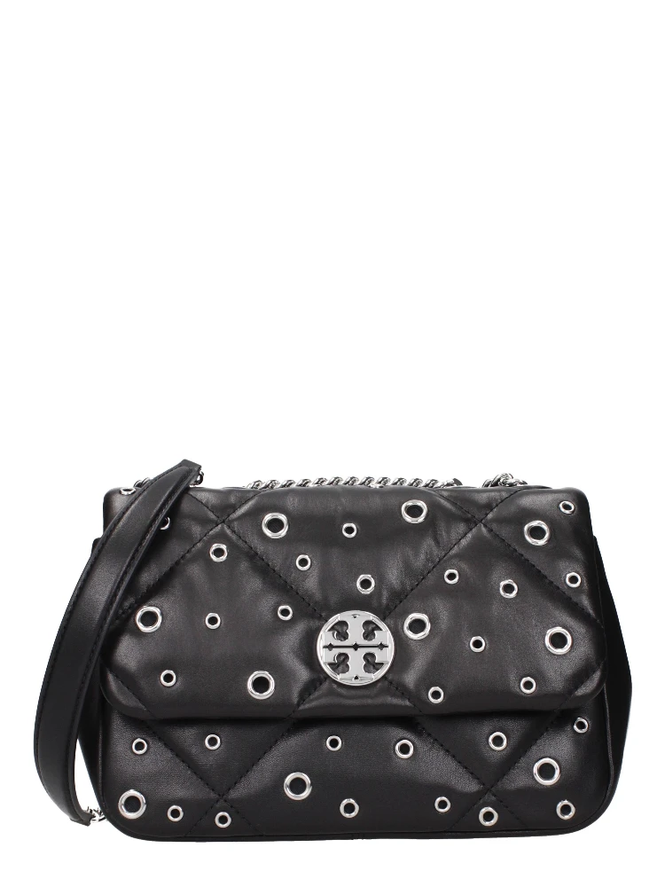 Black Leather Crossbody Bag