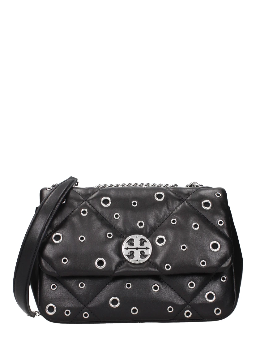 Black Leather Crossbody Bag