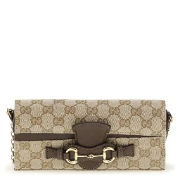 Beige Fabric Wallet