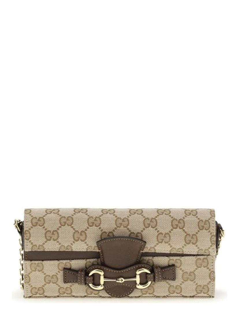 Beige Fabric Wallet