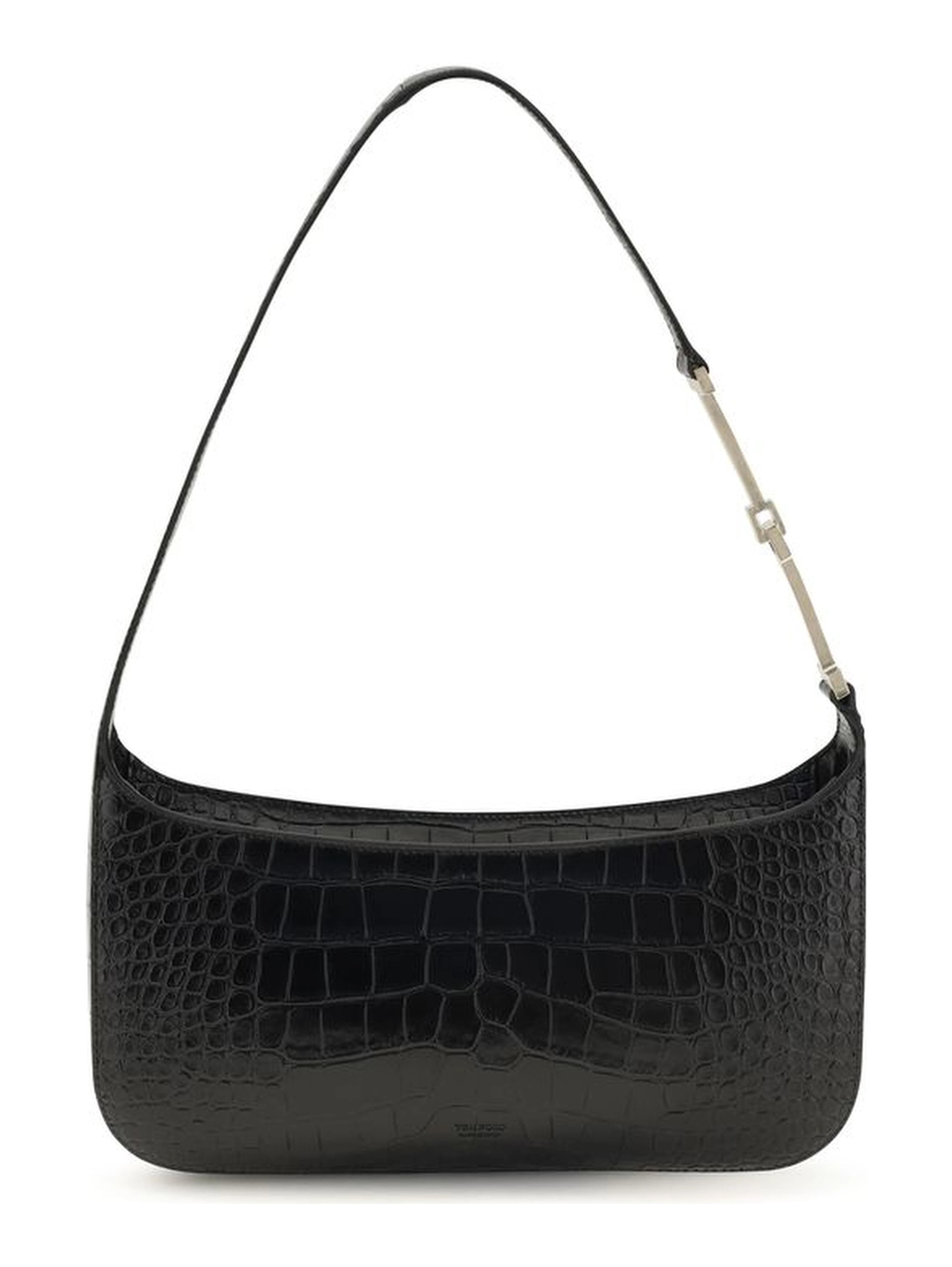 Black Calf Leather Bos Taurus Shoulder Bag