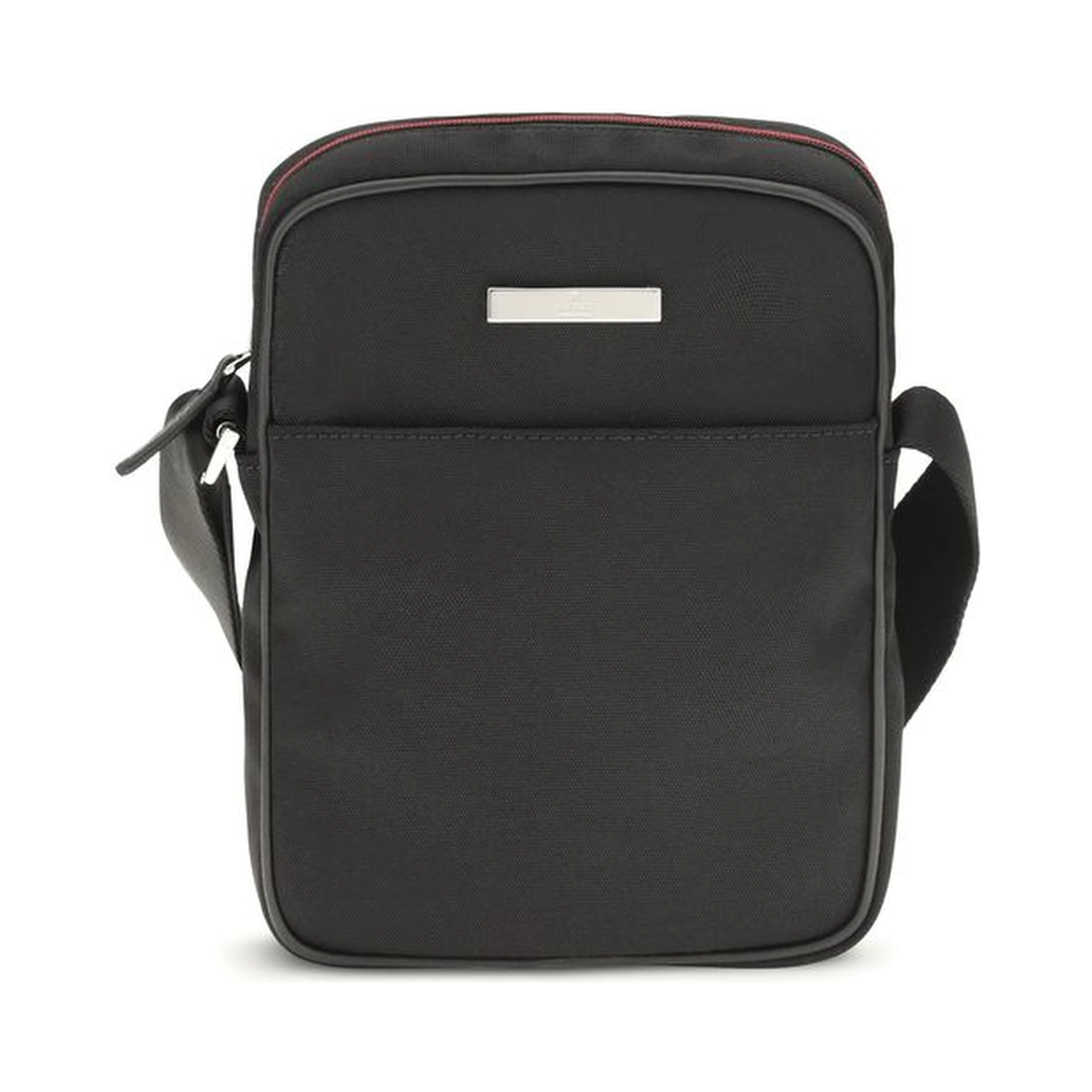 Black Fabric Shoulder Bag