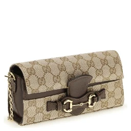 Beige Fabric Wallet