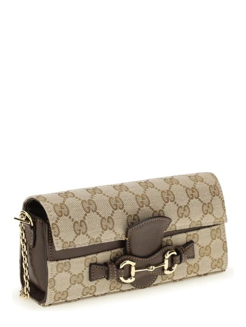Beige Fabric Wallet