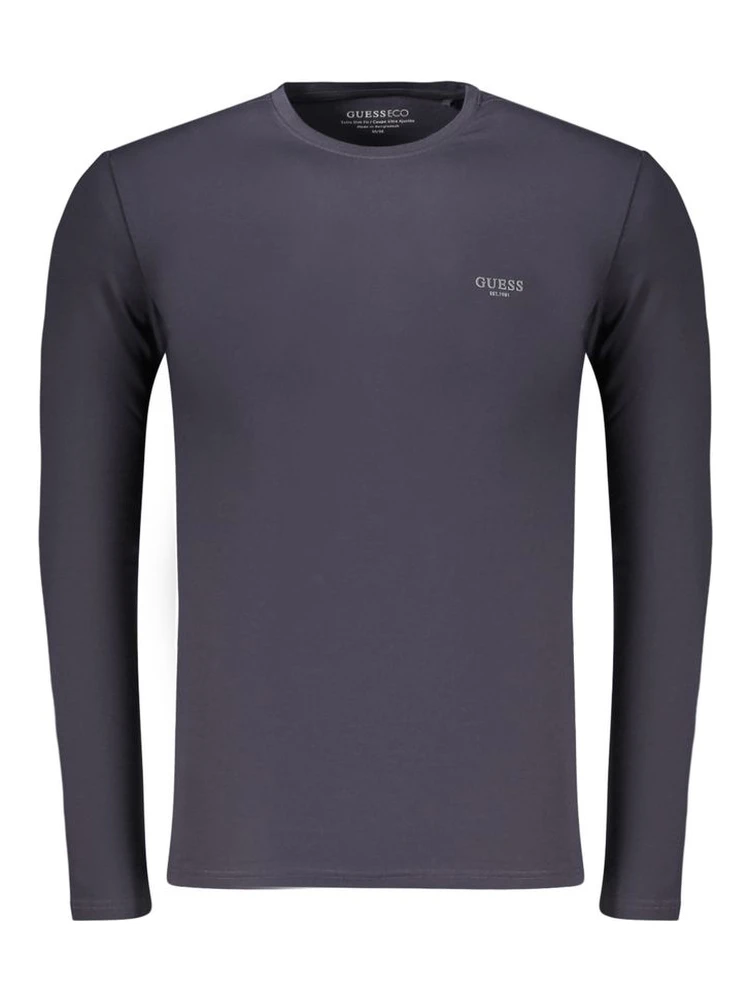Blue Cotton Men's T-Shirt