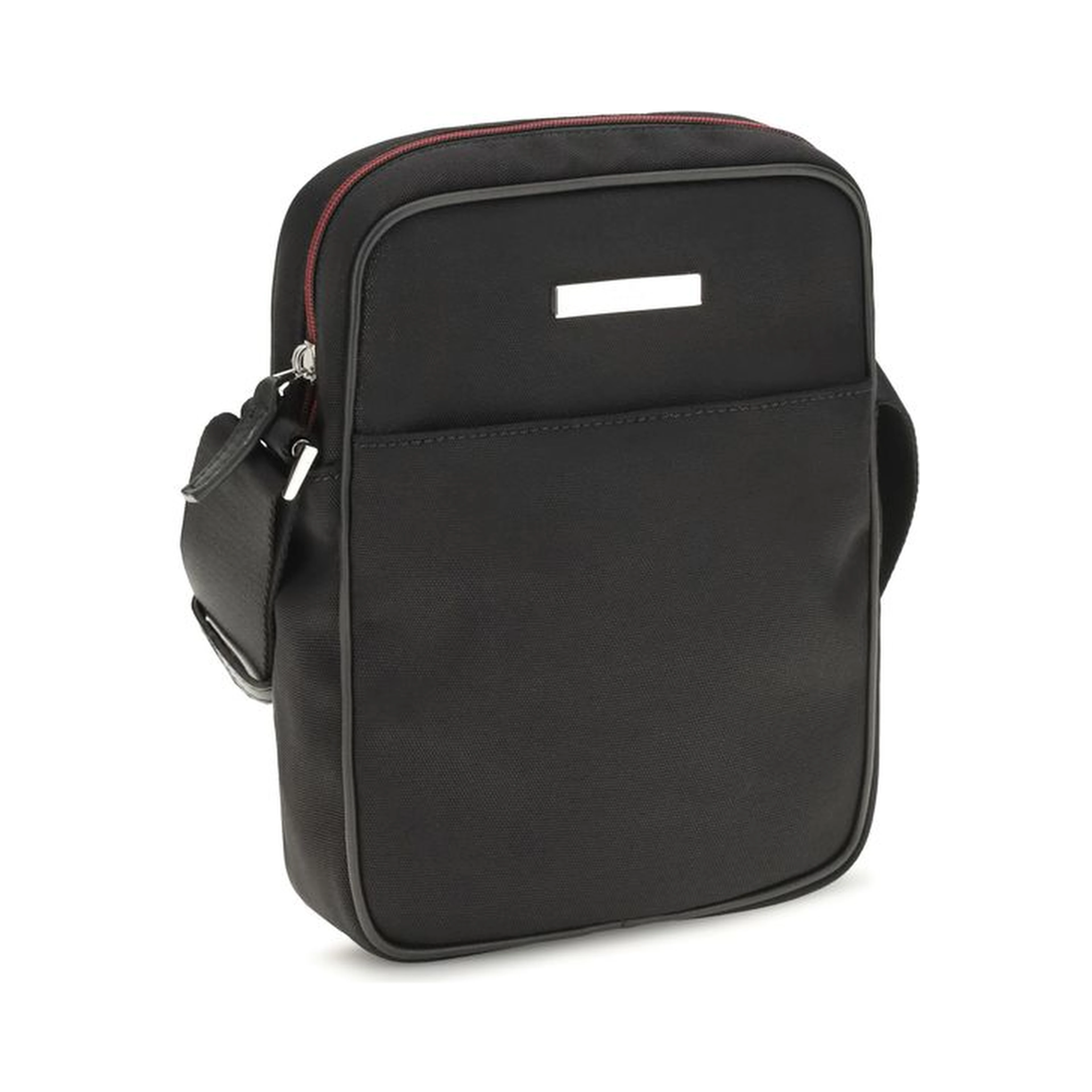 Black Fabric Shoulder Bag