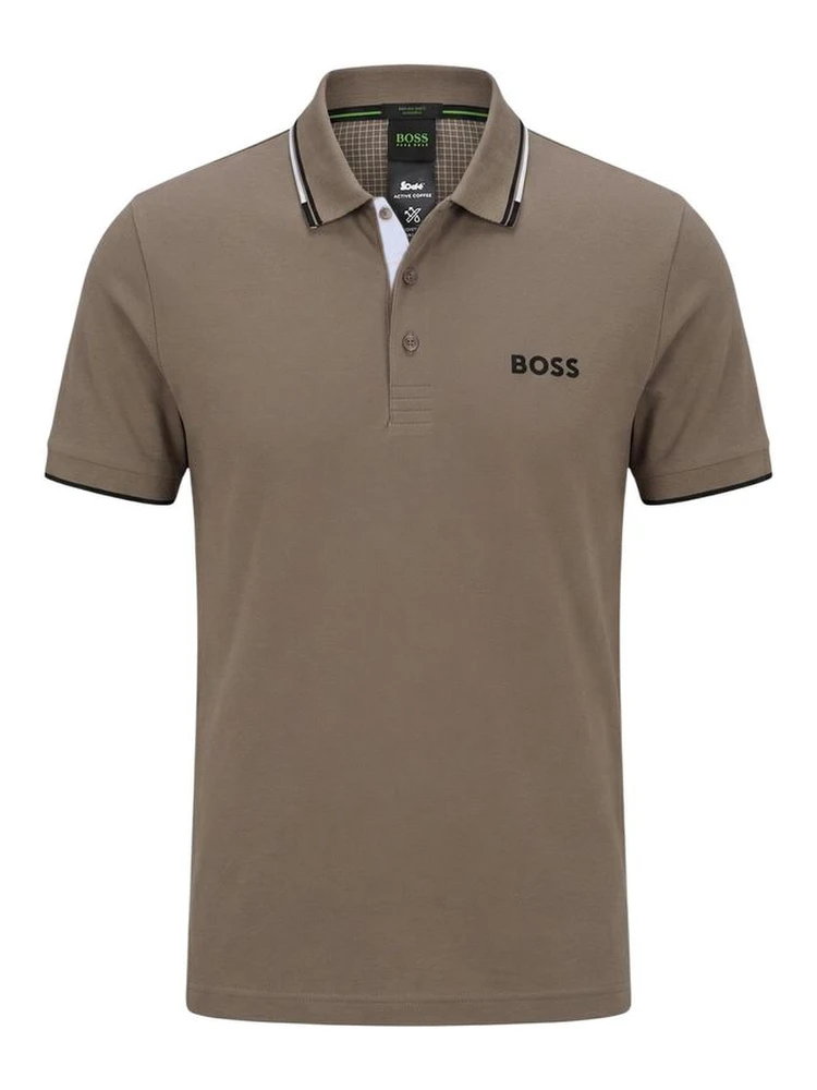 Beige Cotton Polo Shirt alternative