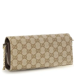 Beige Fabric Wallet
