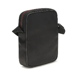 Black Fabric Shoulder Bag