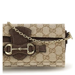 Beige Fabric Wallet