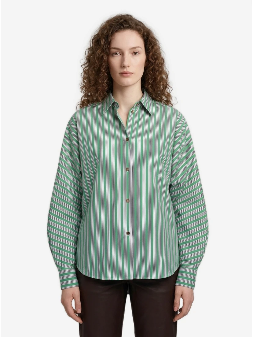 Striped cotton shirt