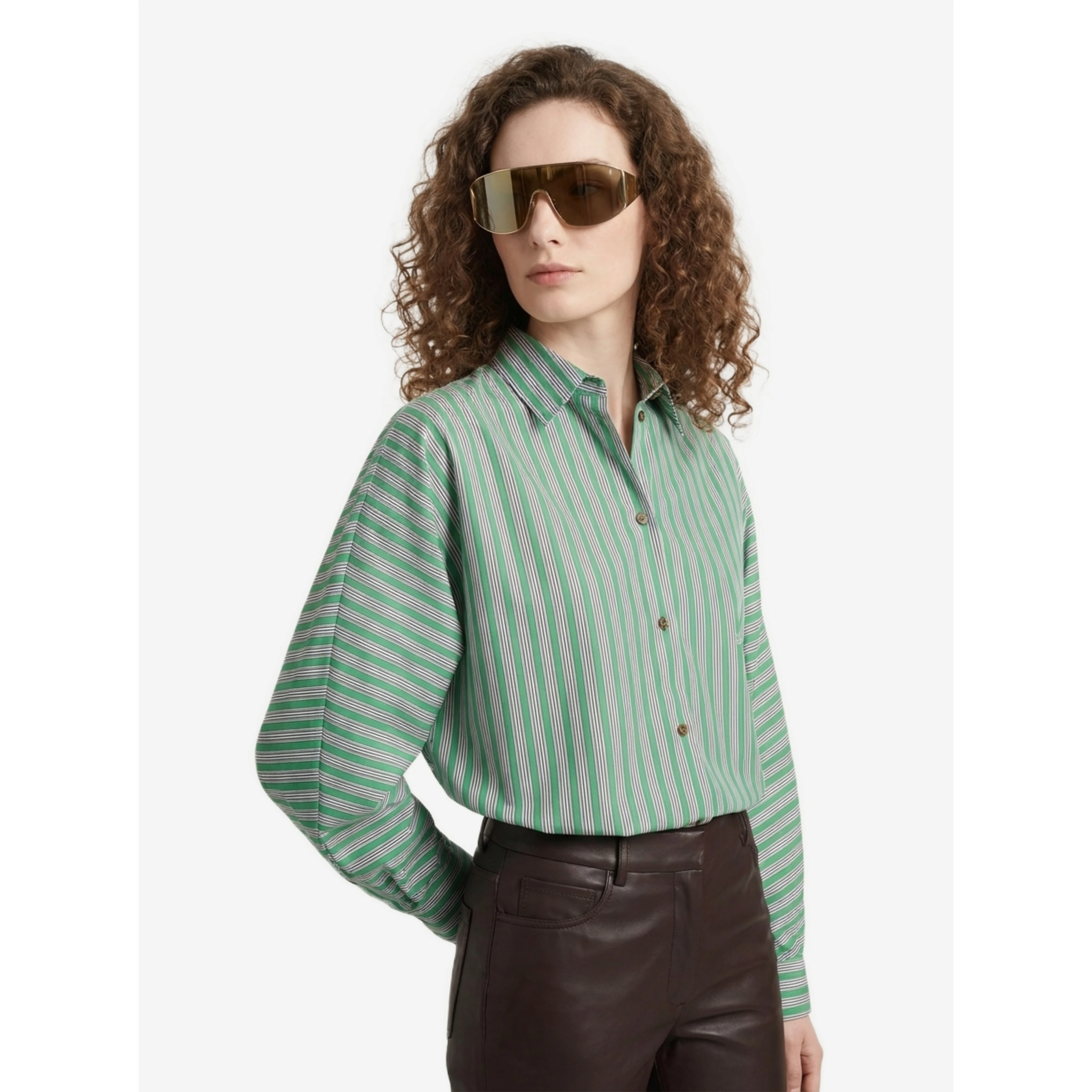 Striped cotton shirt