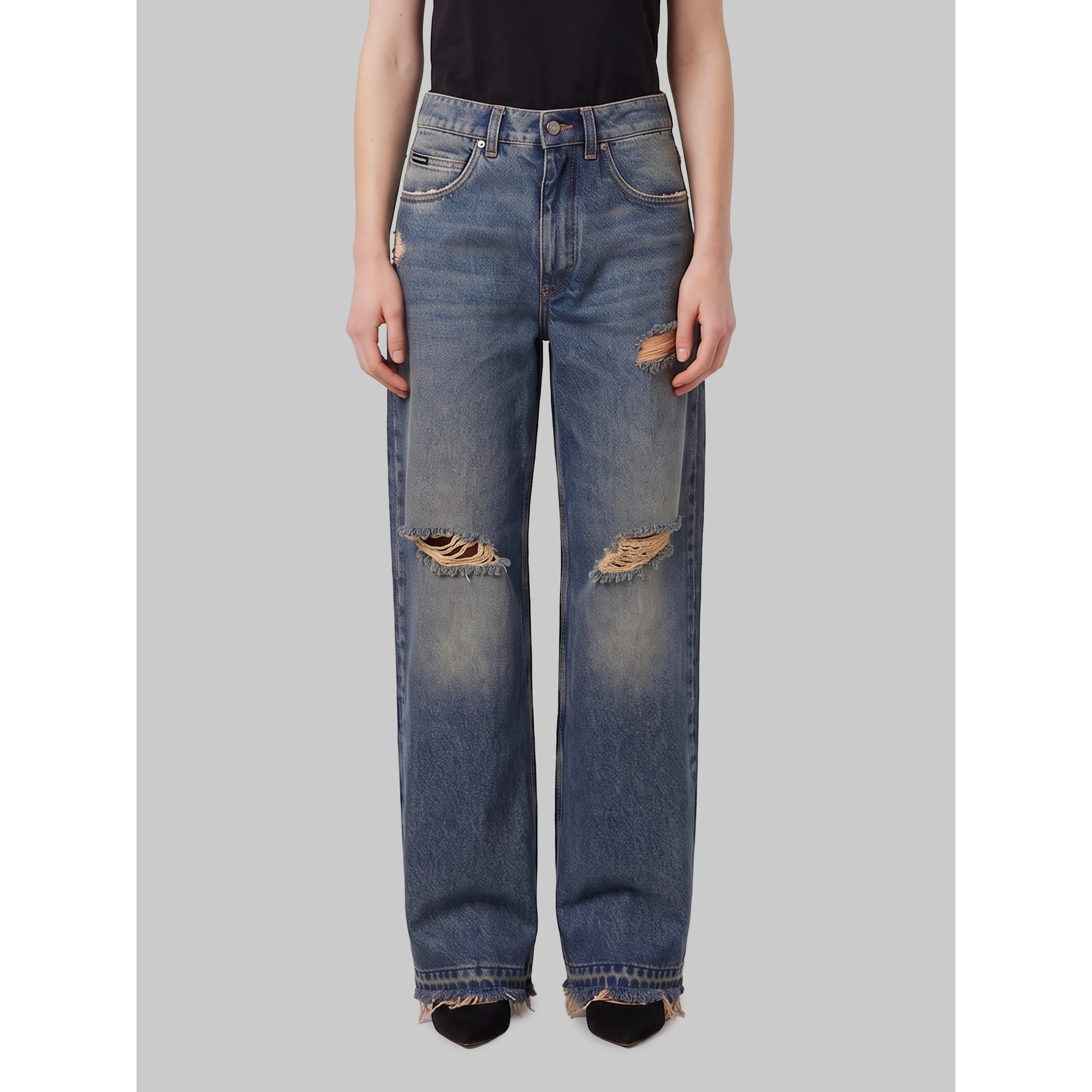 5-pocket denim trousers