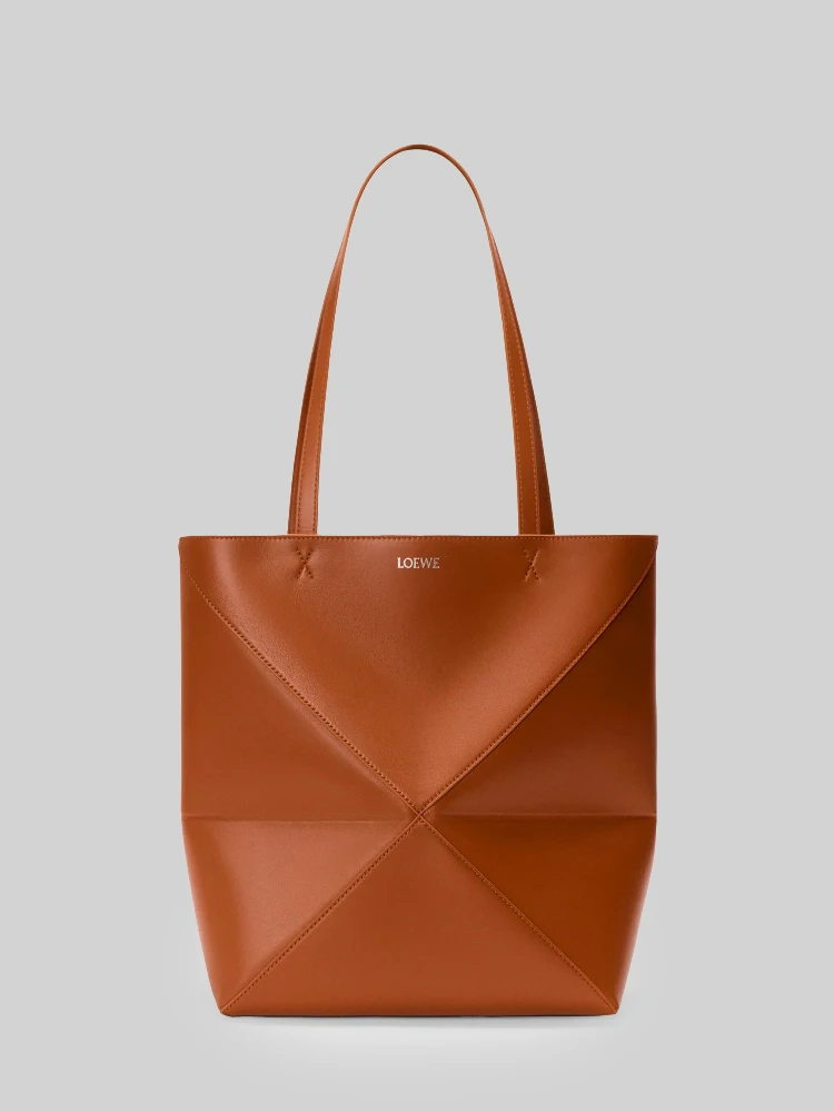 Squirrel rown medium Puzzle Fold Tote bag