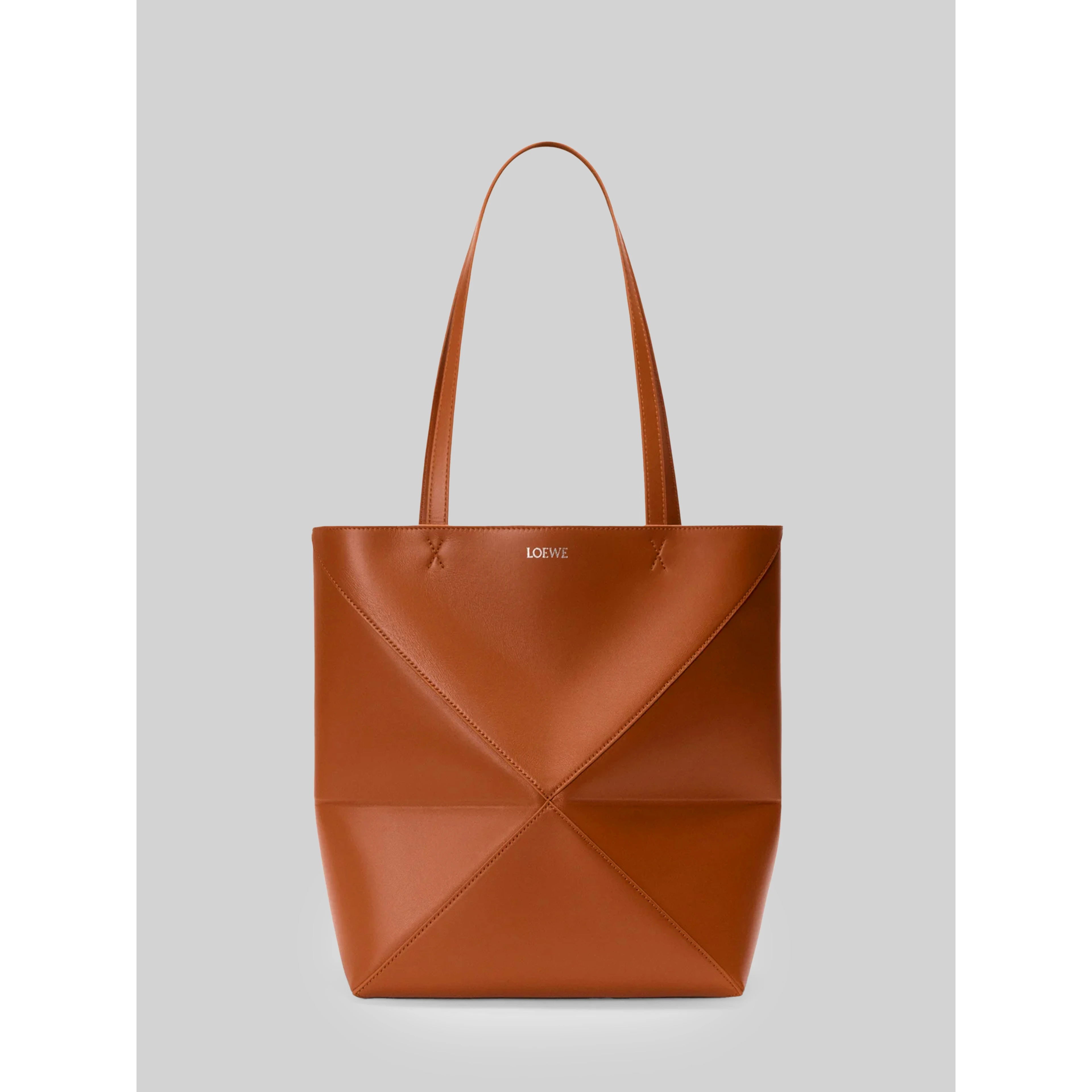 Squirrel rown medium Puzzle Fold Tote bag