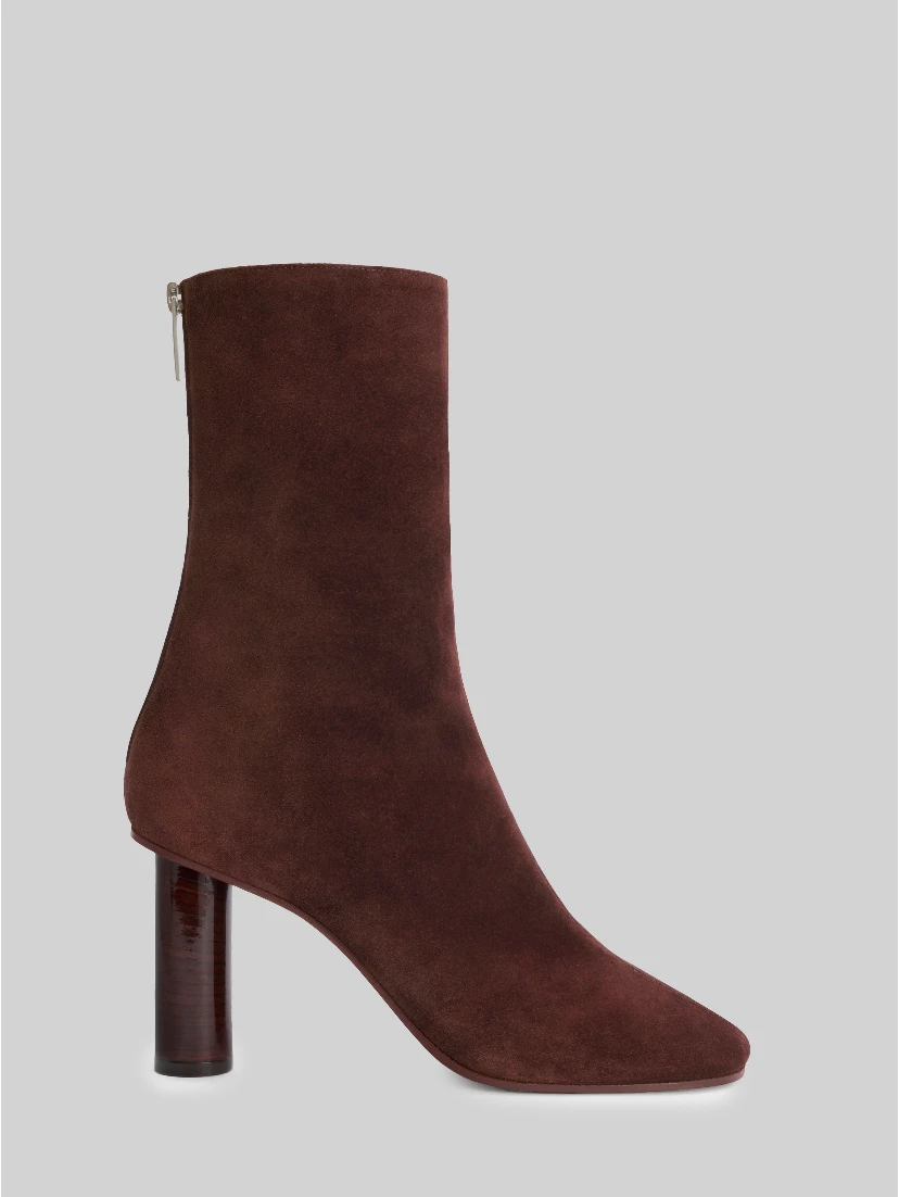 Chocolate Alice ankle boots 85