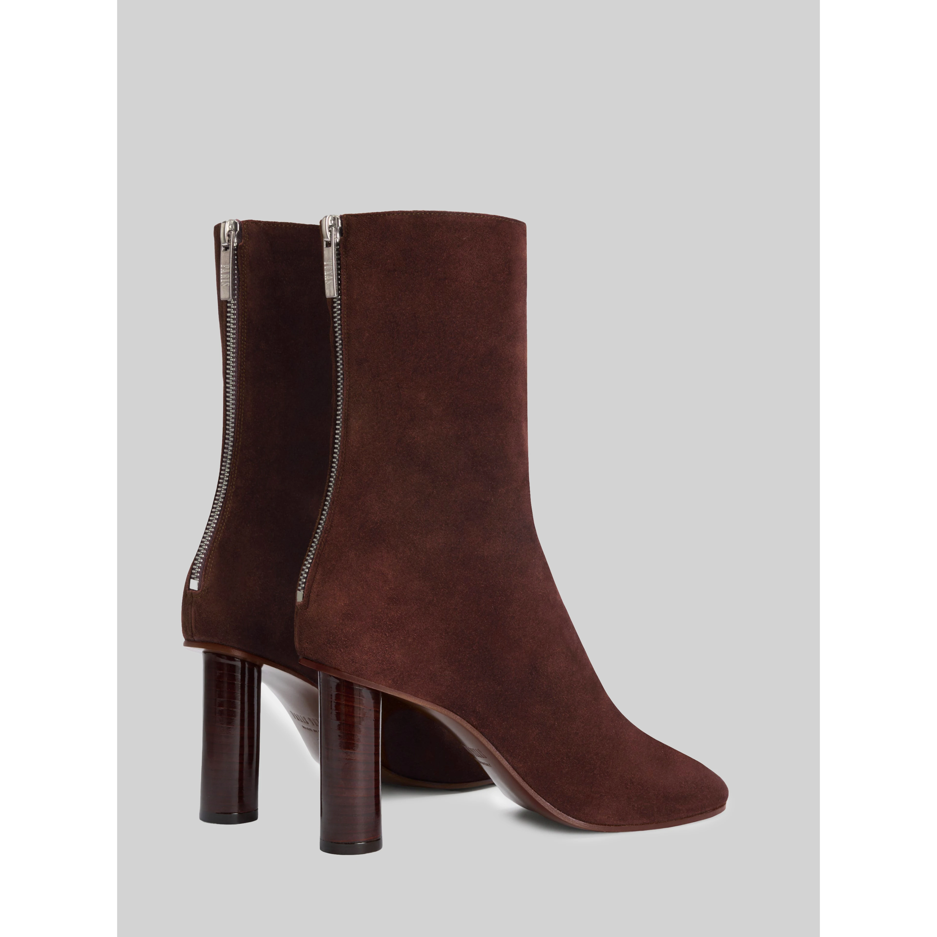 Chocolate Alice ankle boots 85