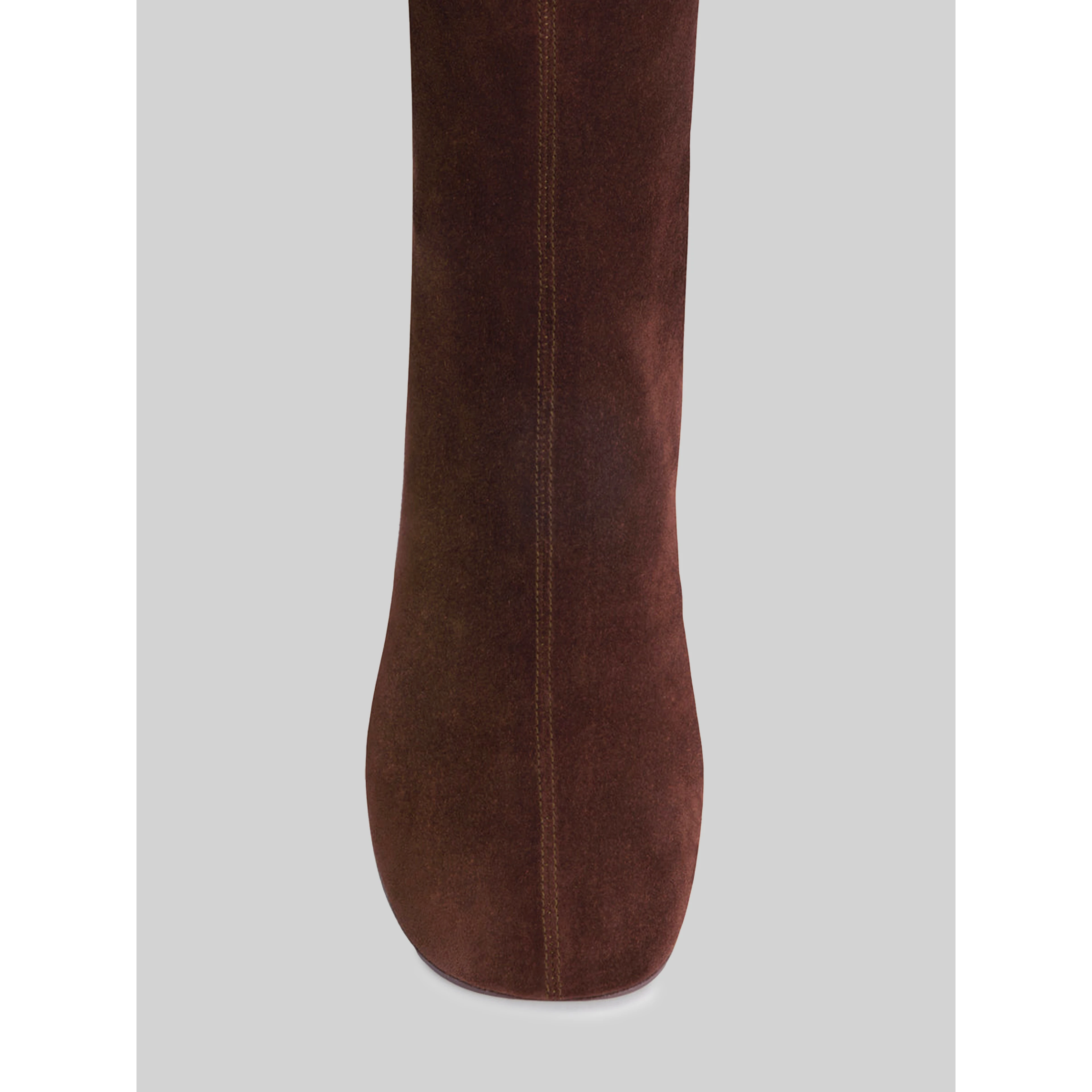 Chocolate Alice ankle boots 85