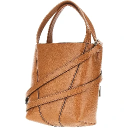 Grained leather small 'Spin' bag
