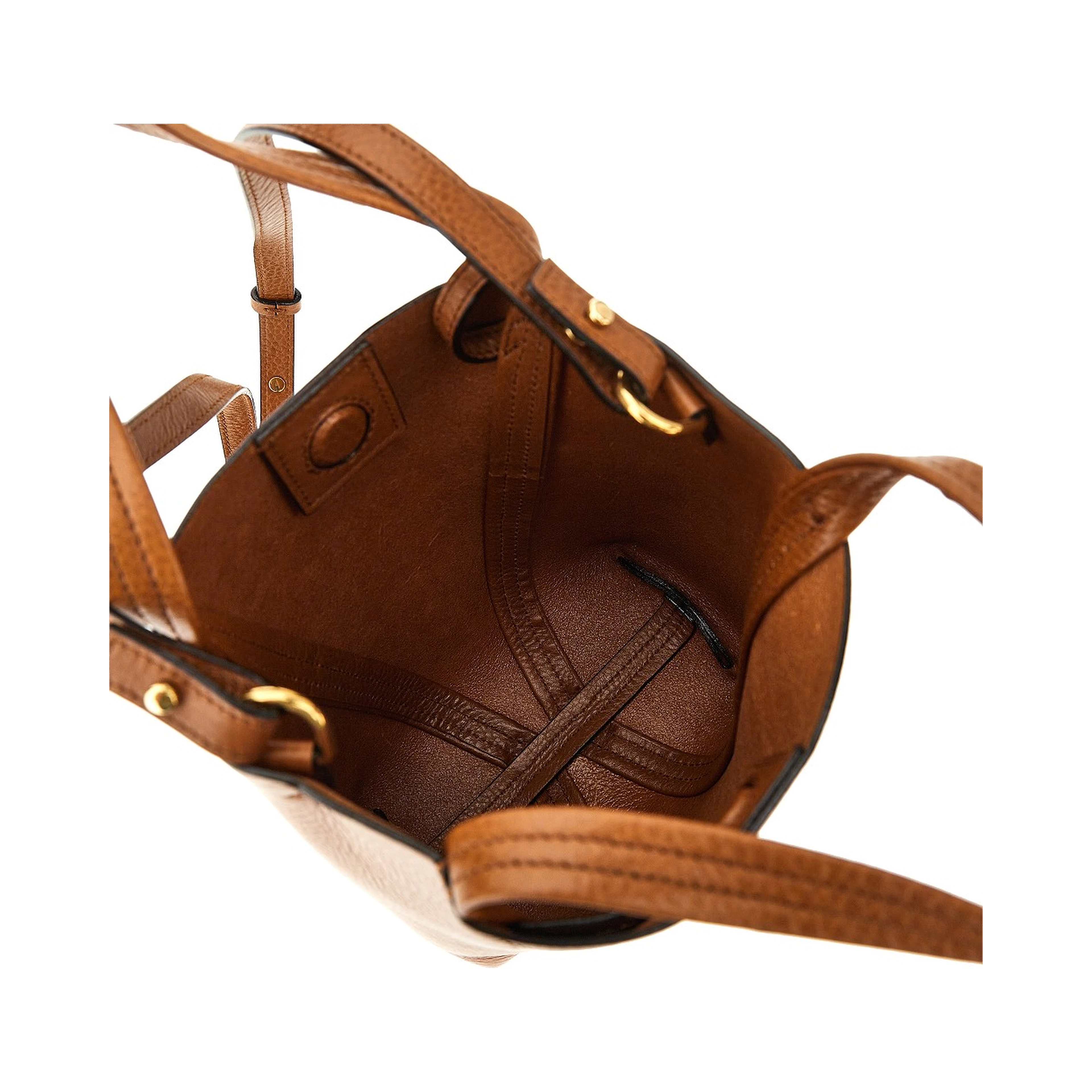 Grained leather small 'Spin' bag