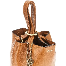 Grained leather small 'Spin' bag
