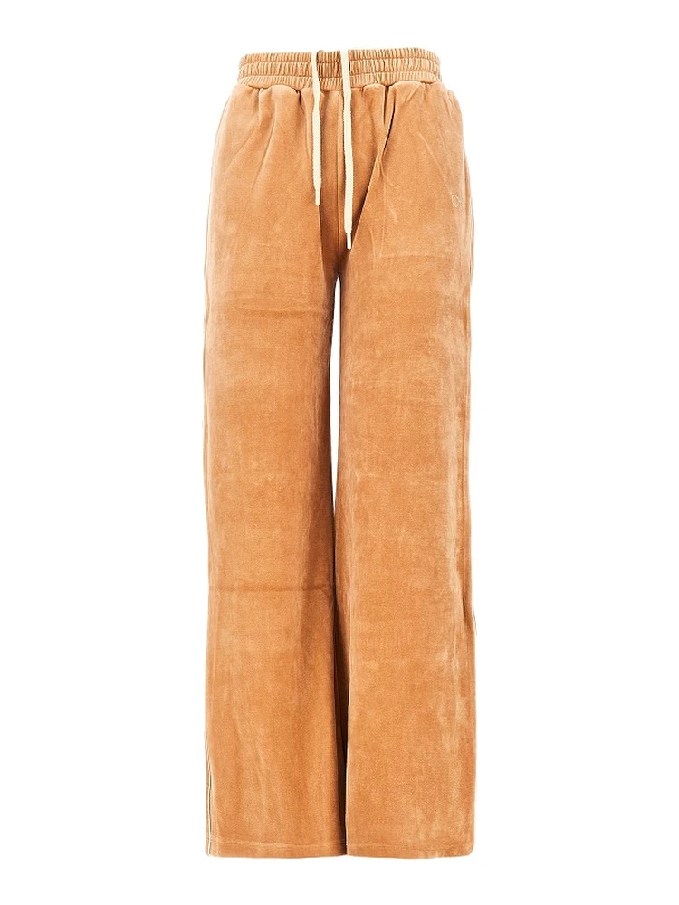 Velvet sporty pants