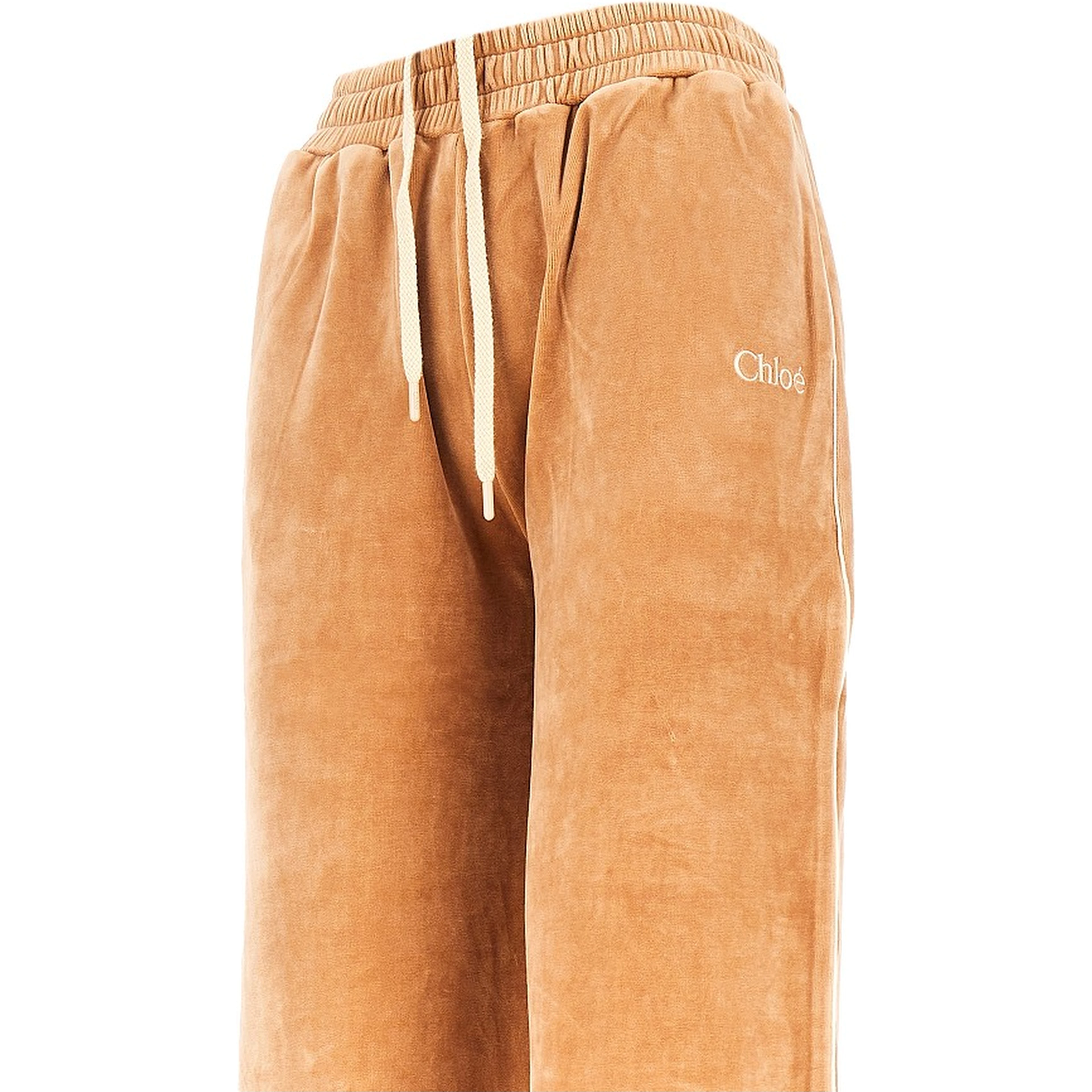 Velvet sporty pants