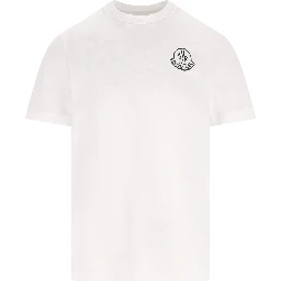 Moncler T-shirts and Polos White