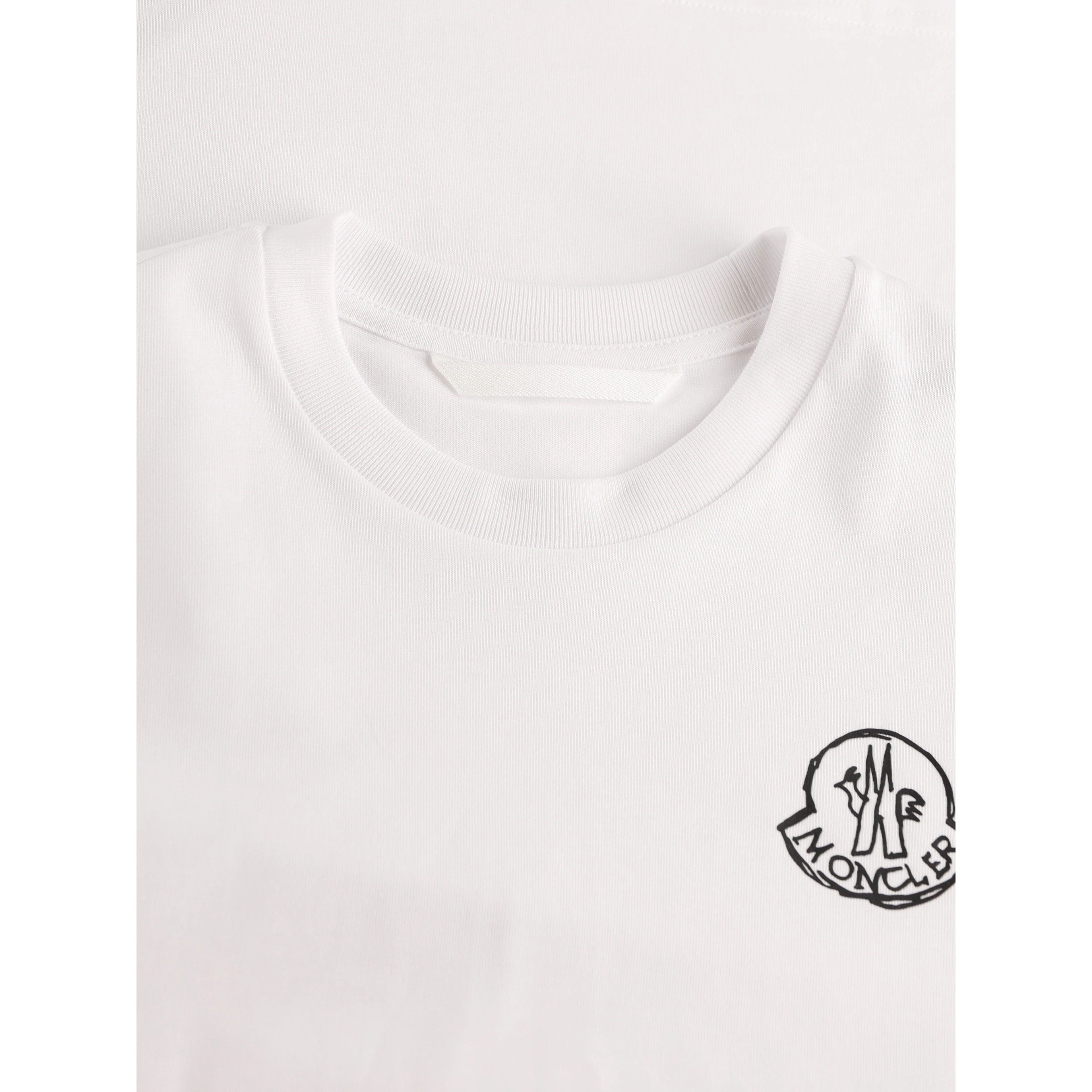 Moncler T-shirts and Polos White