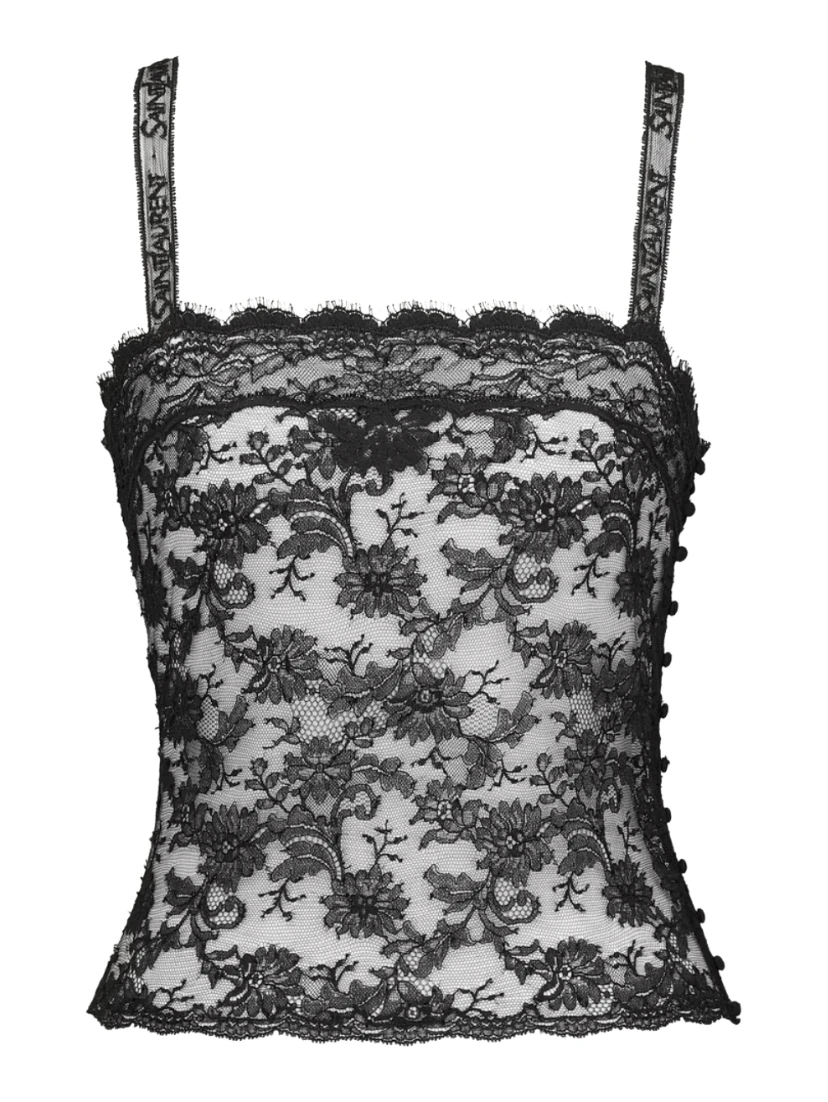 Saint Laurent Top Black