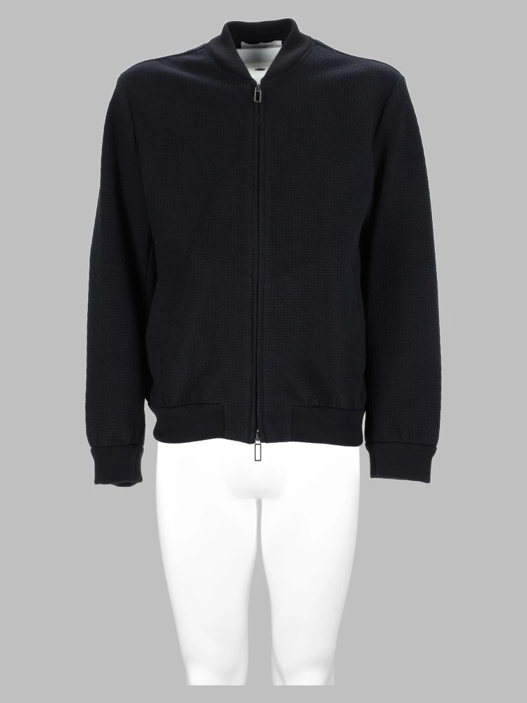 Giacca In Misto Cotone Con Zip