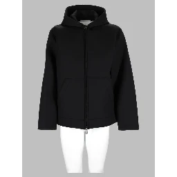 Cappotto Con Cappuccio e Zip