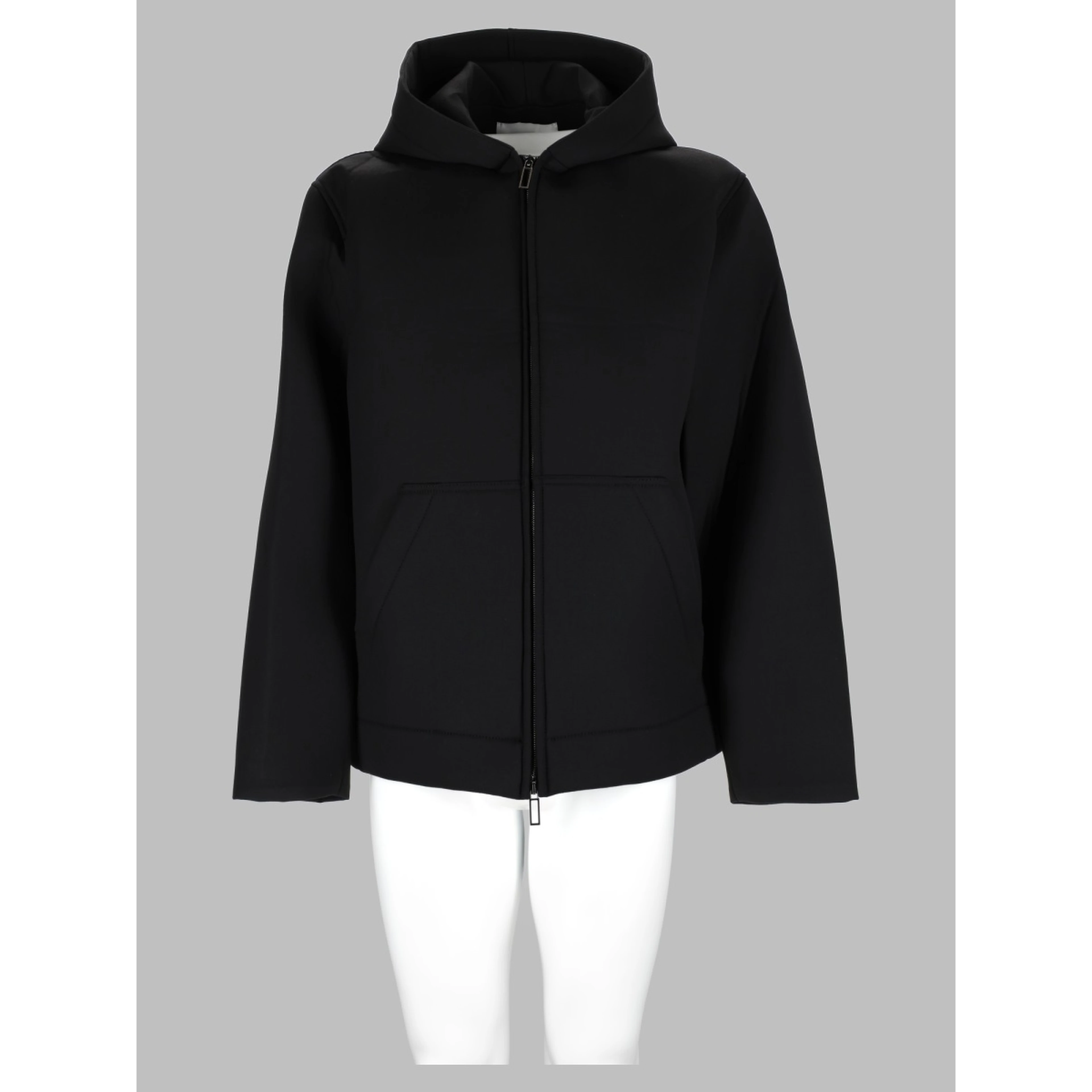 Cappotto Con Cappuccio e Zip