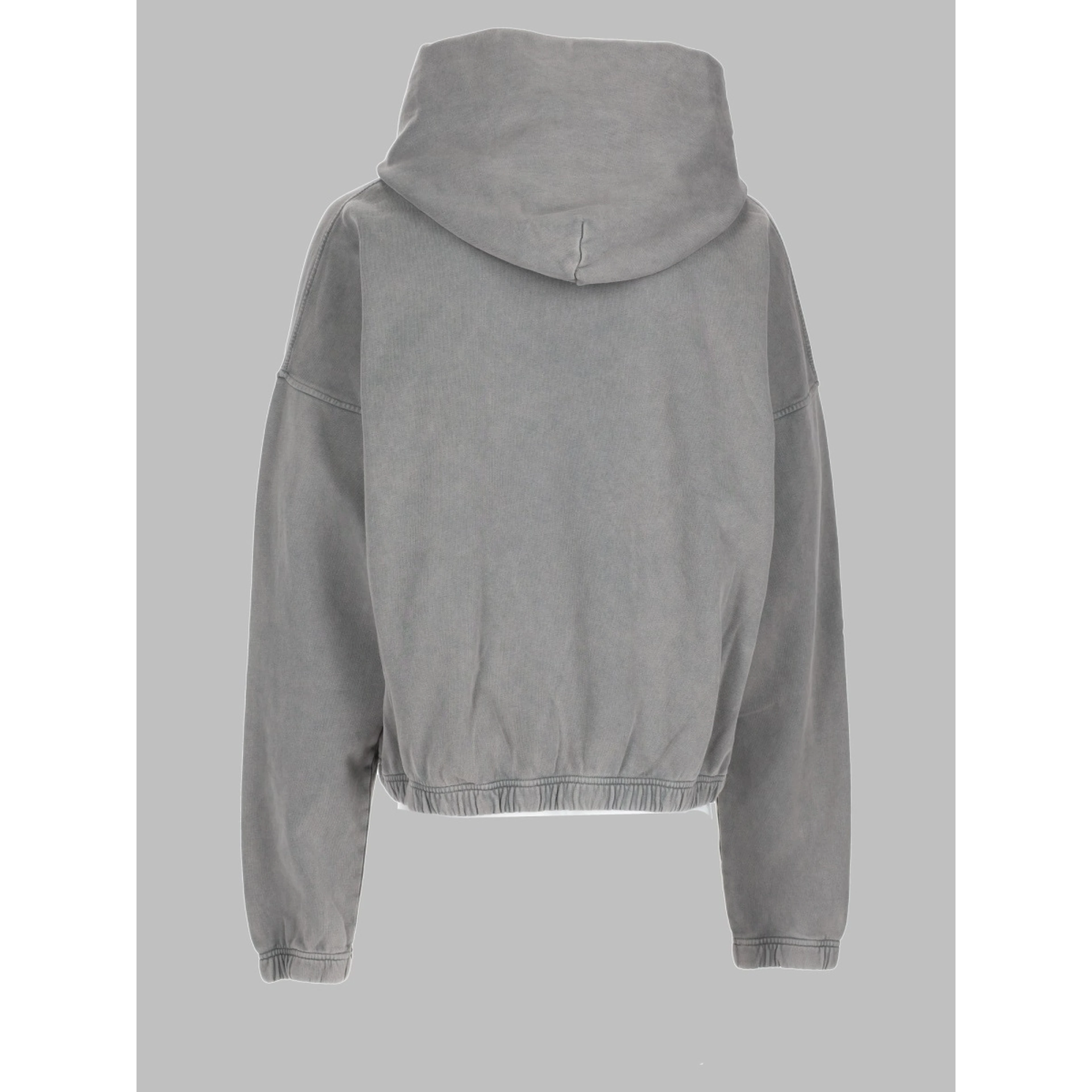 Felpa In Cotone Con Cappuccio