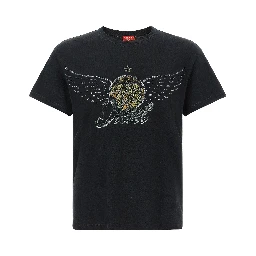 Black Cotton T-Shirt