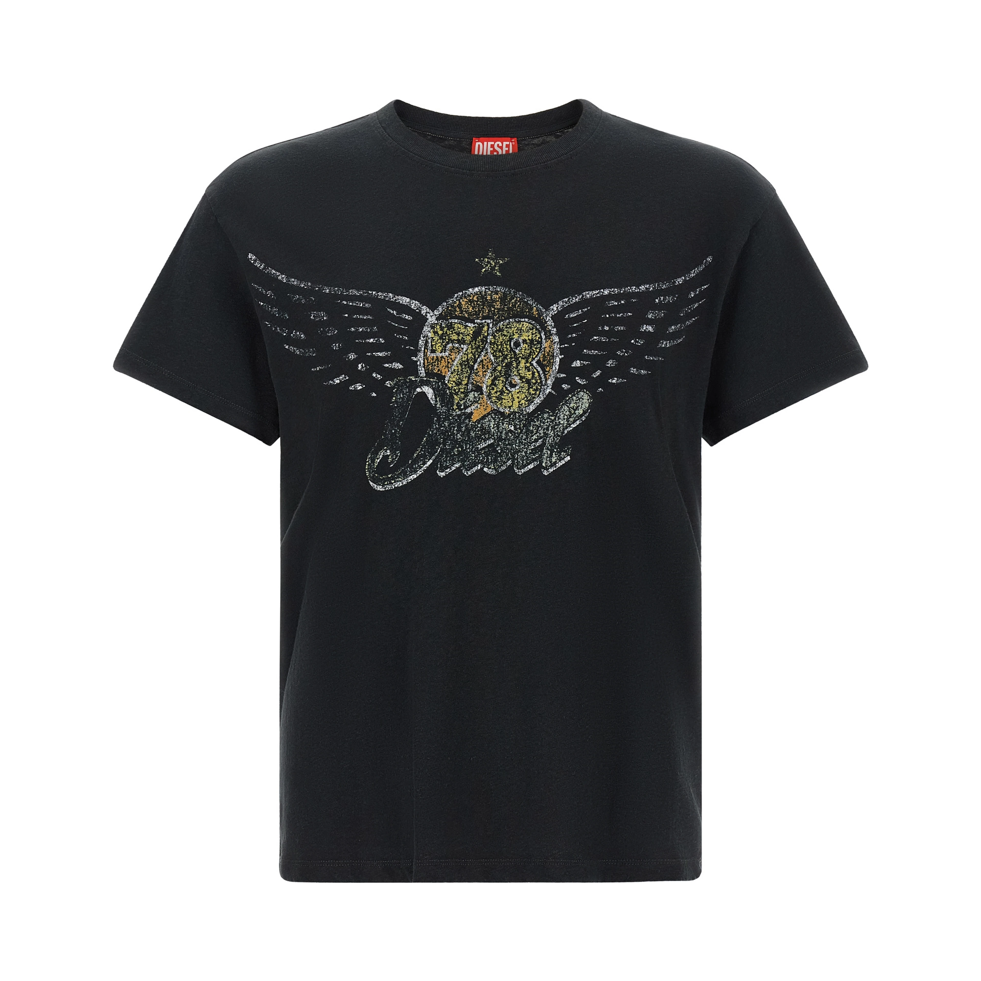Black Cotton T-Shirt