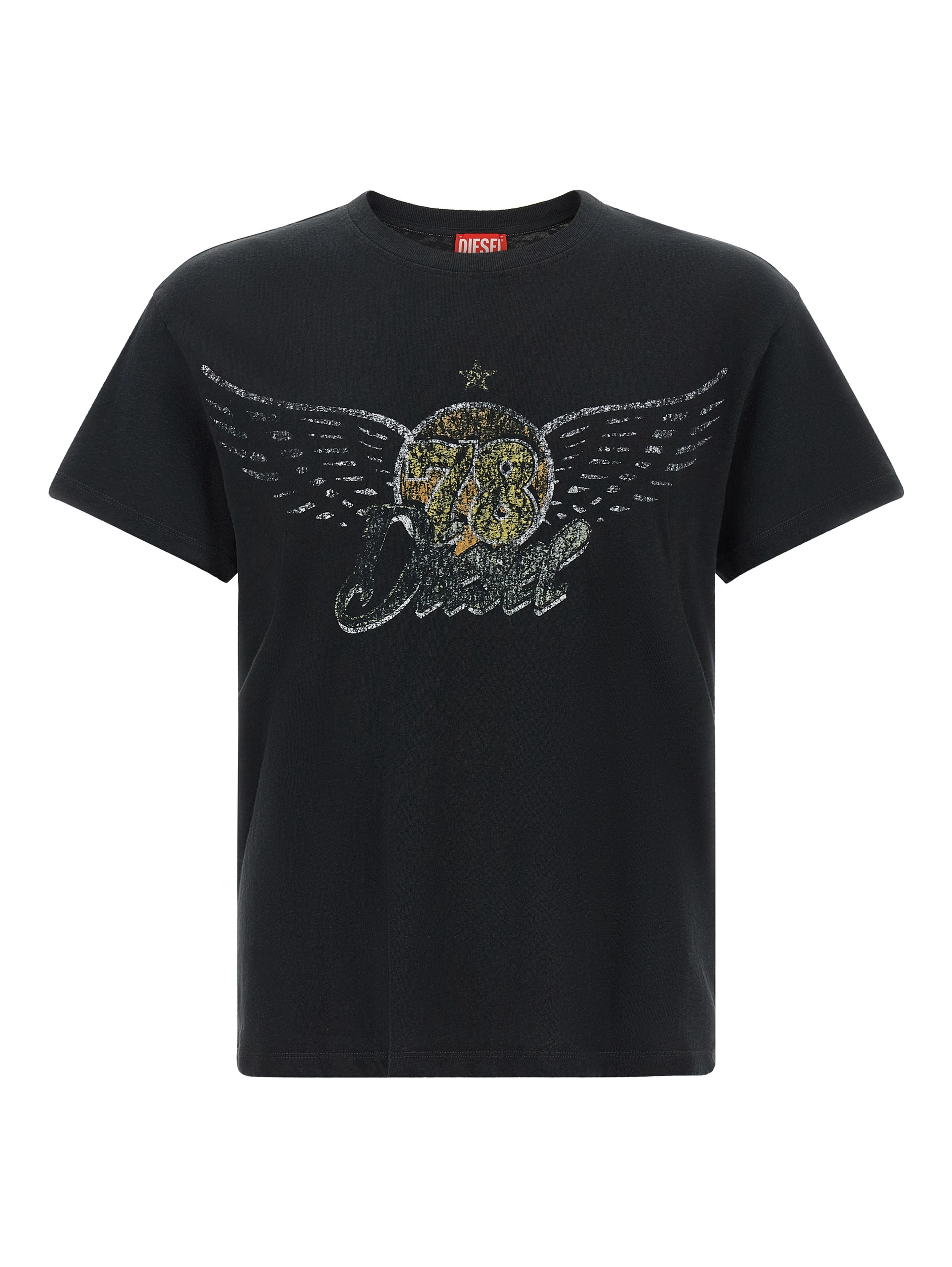 Black Cotton T-Shirt
