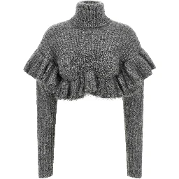 Gray Mohair Cardigan