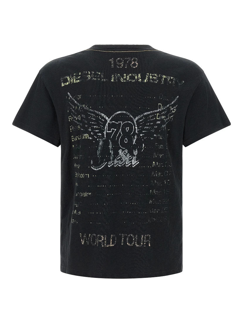 Black Cotton T-Shirt
