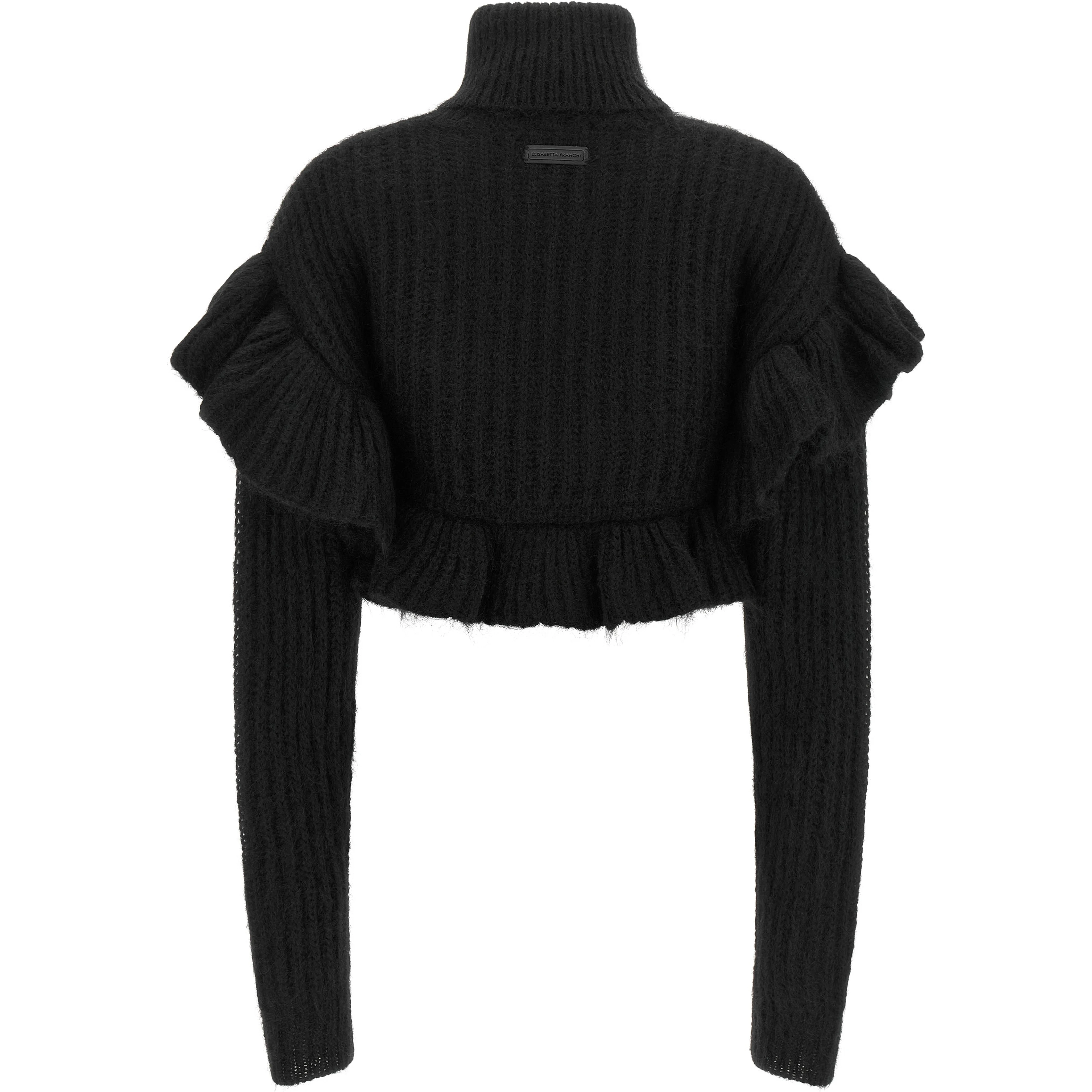 Black Mohair Cardigan