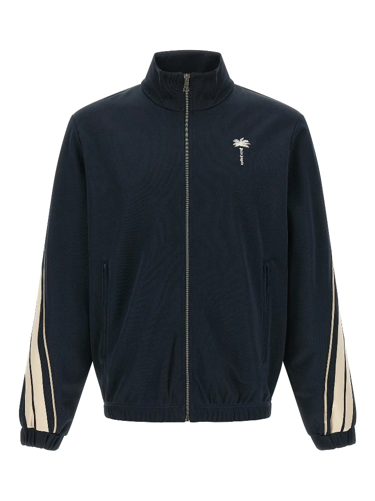 Blue Polyester Sweatshirt