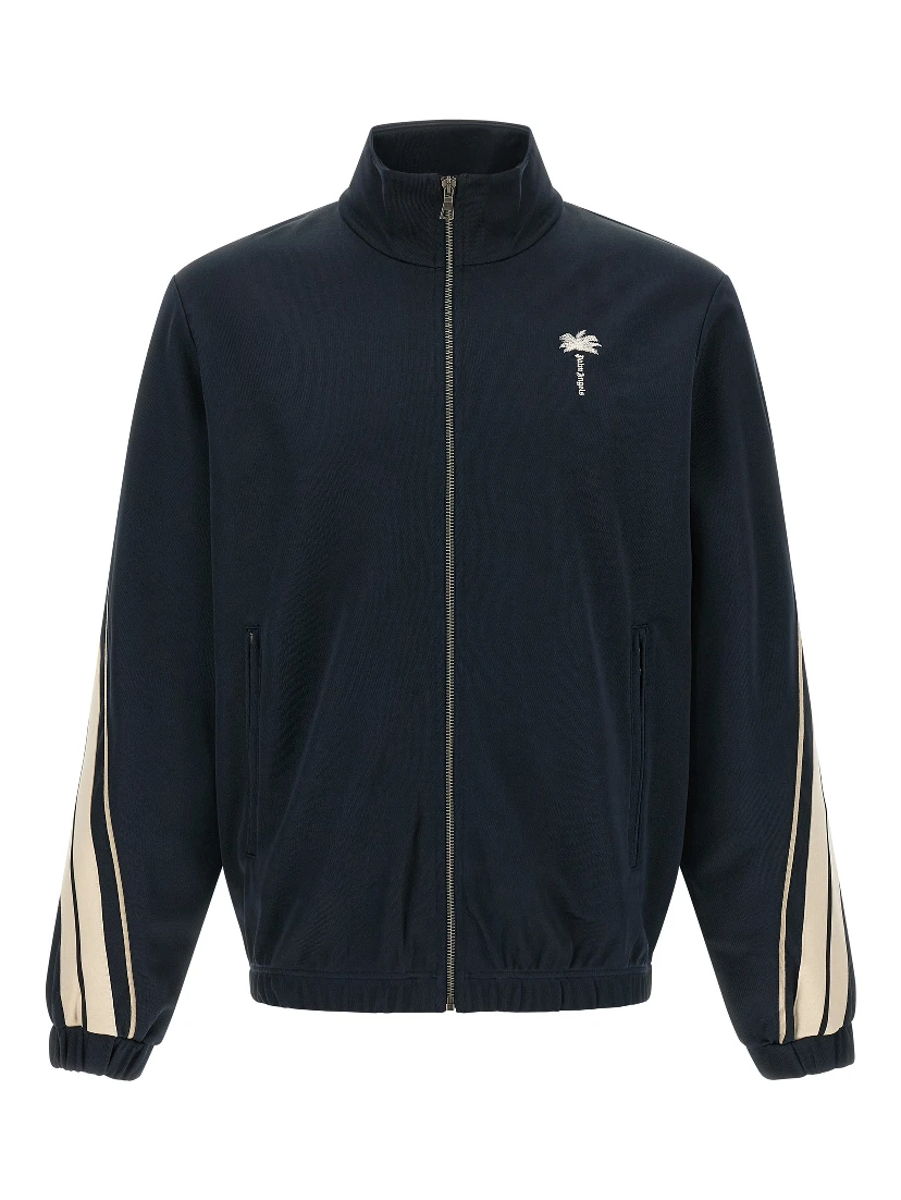 Blue Polyester Sweatshirt
