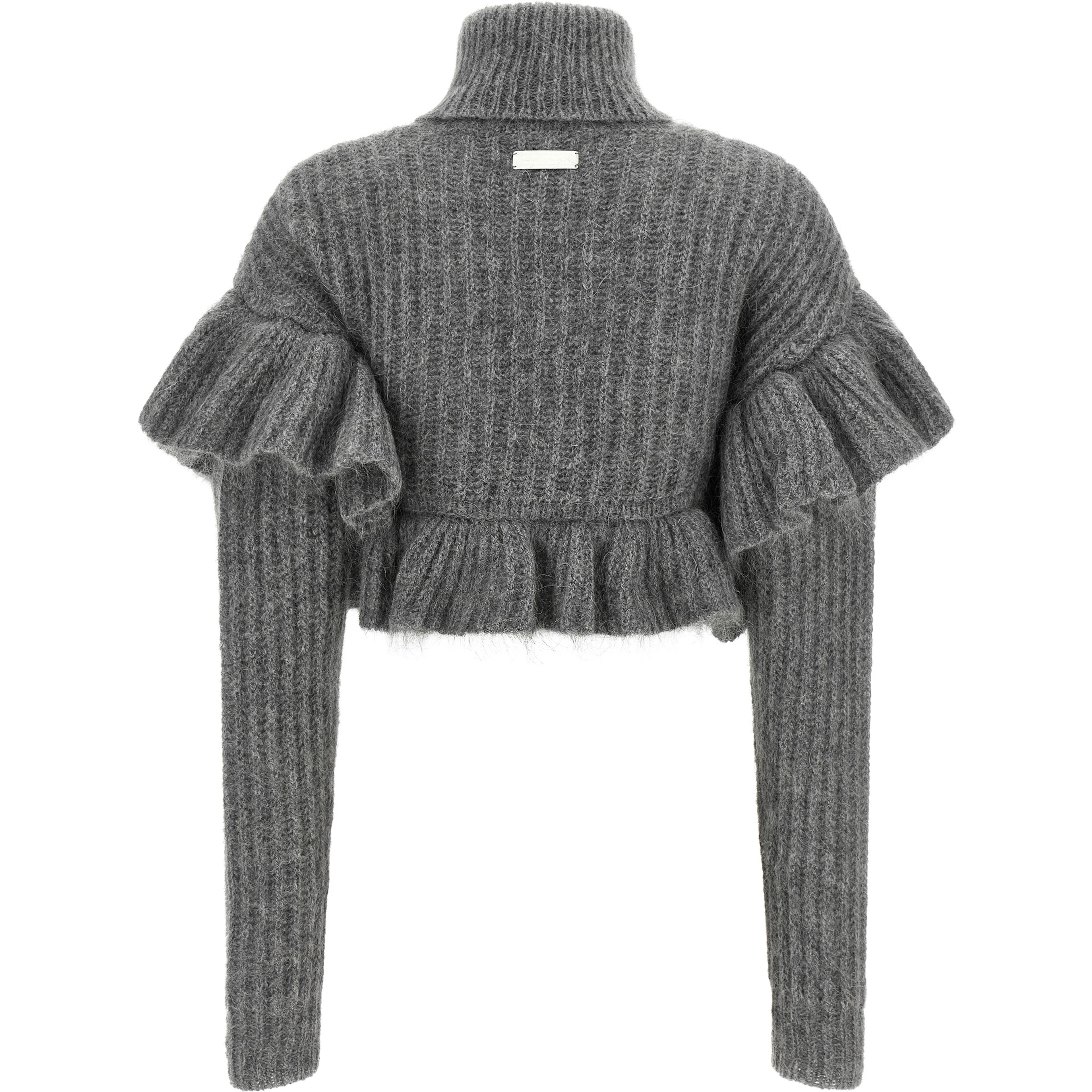 Gray Mohair Cardigan